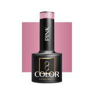 OCHO NAILS hibridinis gelinis lakas Pink 307, 5 g