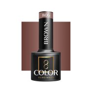 OCHO NAILS Lakier hybrydowy Brown 806, 5 g