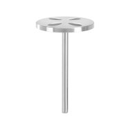 Стальная пилочка для ногтей EXO, держатель диска для ног 20 мм