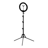 Kosmetologinė LED lempa makiažui su stovu GLOW RING LIGHT 10" 10W Kosmetologinė LED lempa makiažui su stovu GLOW RING LIGHT 10" 10W