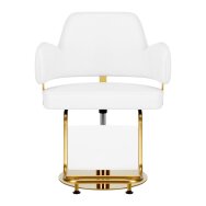 Kirpyklos kėdė Gabbiano Professional Hairdressing Chair Linz Gold White