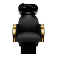 Friseur waschbecken GABBIANO PROFESSIONAL HAIRWASHER MALAGA GOLD BLACK