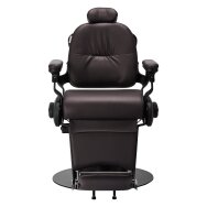 Elektrinė kirpyklos kėdė Professional Barber Chair Gabbiano Duke Brown