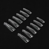 OCHO NAILS nagu pieaudzēšanas formiņas balerīnas formā, 120 gab. OCHO NAILS nagu pieaudzēšanas formiņas balerīnas formā, 120 gab.
