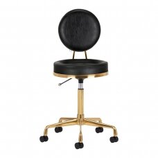 Taboret kosmetyczny COSMETIC CHAIR ELITE BLACK