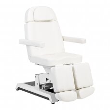 Kosmetoloģijas krēsls Expert Electric 3 Motors W-12 Professional Podo White