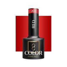 Гибридный лак для ногтей OCHO NAILS, красный 203, 5 г
