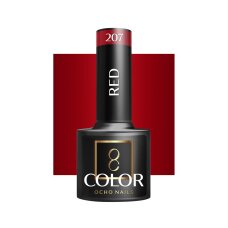 Гибридный лак для ногтей OCHO NAILS, красный 207, 5 г