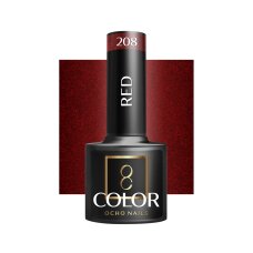 Гибридный лак для ногтей OCHO NAILS, красный 208, 5 г