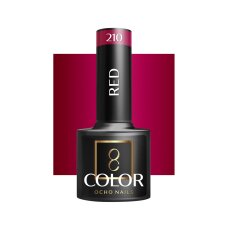 Гибридный лак для ногтей OCHO NAILS, красный 210, 5 г