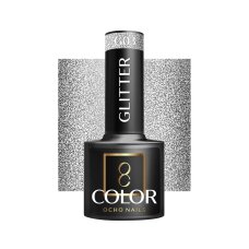 Lakier hybrydowy OCHO NAILS Glitter G03, 5 g