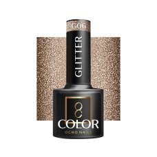 Lakier hybrydowy OCHO NAILS Glitter G06, 5 g