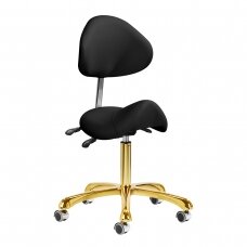 Kosmetoloģijas krēsls Giovanni 1004 Gold Black