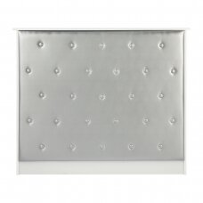 Registratūros stalas GABBIANO RECEPTION DESK DIAMOND SILVER WHITE