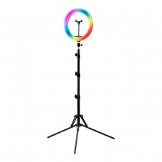 Kosmetologie LED Schminklampe mit Ständer GLOW RING RGB LIGHT 10" 10W