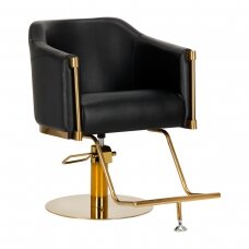 Juuksuritool Gabbiano Professional Hairdressing Chair Burgos Gold Black