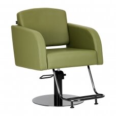 Frizieru krēsls Gabbiano Professional Hairdressing Chair Turin Black Green