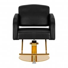 Frizieru krēsls Gabbiano Professional Hairdressing Chair Turin Gold Black