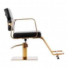 Hairdressing chair GABBIANO HAIRDRESSING CHAIR PORTO ETERNITY GOLD BLACK