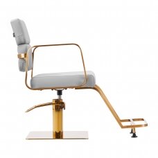 Hairdressing chair GABBIANO HAIRDRESSING CHAIR PORTO ETERNITY GOLD GREY
