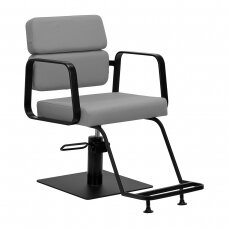 Kirpyklos kėdė GABBIANO HAIRDRESSING CHAIR PORTO ETERNITY BLACK GREY