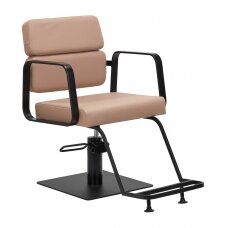 Hairdressing chair GABBIANO HAIRDRESSING CHAIR PORTO ETERNITY BLACK BIEGE