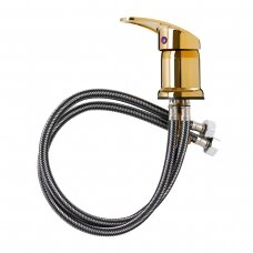 Water faucet for hairdressing sink Gabbiano Gold