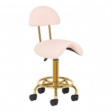 Kosmetoloogiline stool STOOL BEAUTY 3 GOLD ROSE