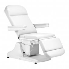 Kosmetoloģijas krēsls Azzurro 891 Electric 3 Motors Professional White