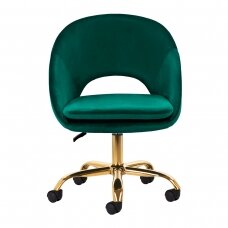Biroja krēsls ar riteņiem 4Rico QS-MF18G Velvet Green