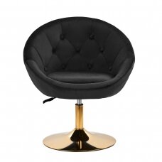 Pasukamas fotelis 4Rico QS-BL12G Velvet Black