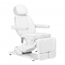 Kosmetoloģijas krēsls SILLON CLASSIC 2 MOTOR ELECTRIC PEDI WHITE