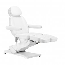 Kosmetologinis krėslas SILLON CLASSIC 2 MOTOR ELECTRIC PEDI WHITE