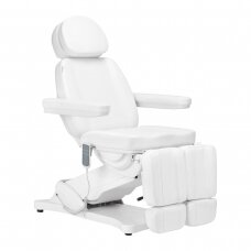 Kosmetoloģijas krēsls SILLON CLASSIC 3 MOTOR ELECTRIC PEDI WHITE