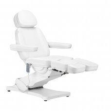 Kosmetologinis krėslas SILLON CLASSIC 3 MOTOR ELECTRIC PEDI WHITE