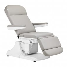 Kosmetoloģijas krēsls Azzurro 891 Electric 3 Motors Professional Grey