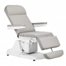 Kosmetoloģijas krēsls Azzurro 891 Electric 3 Motors Professional Grey