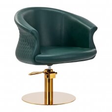Hairdressing chair Gabbiano Versal Gold Green