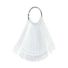 Transparentny pierścień paletowy do paznokci z 50 końcówkami WZ2