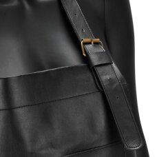 Black barber apron K-508