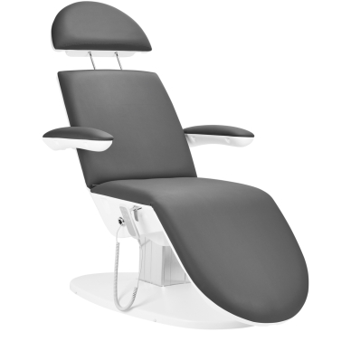 Cosmetology chair Eclipse 2240 Electric 3 Motor Dark Grey White 1