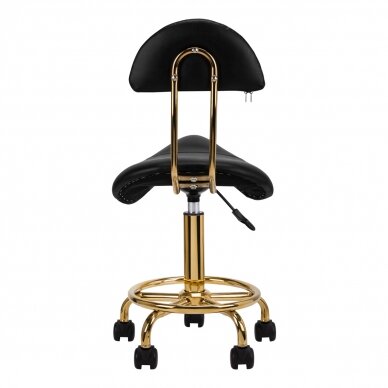 Meistara krēsls STOOL BEAUTY 3 BLACK GOLD 3
