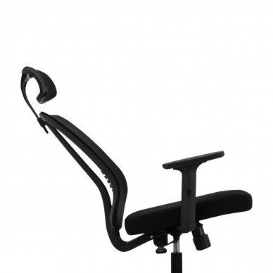 Kontoritool ratastel RECEPTION CHAIR MAX COMFORT QS-16A BLACK 5