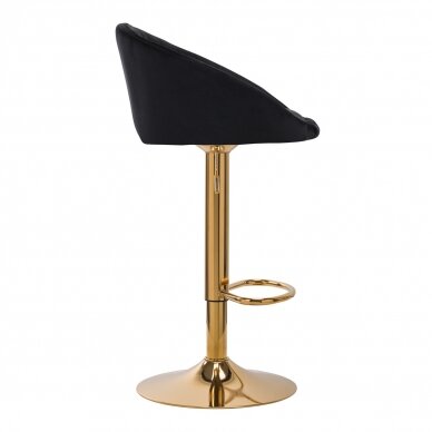 Барный стул STILISIMUS VELVET BLACK GOLD 1