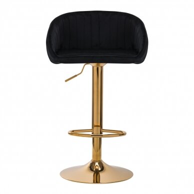 Барный стул STILISIMUS VELVET BLACK GOLD 2