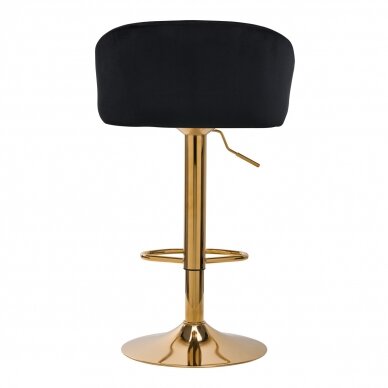 Барный стул STILISIMUS VELVET BLACK GOLD 3