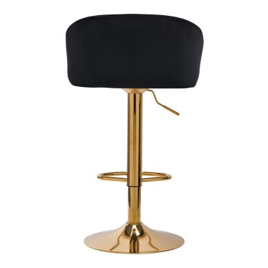 Baro kėdė STILISIMUS VELVET BLACK GOLD 3 Baro kėdė STILISIMUS VELVET BLACK GOLD 3