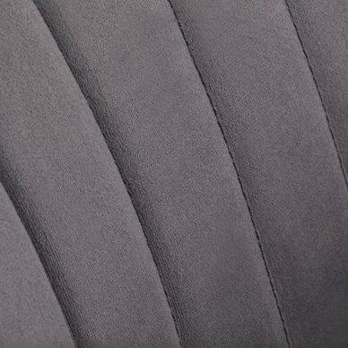 Baro kėdė STILISIMUS VELVET GREY GOLD 4 Baro kėdė STILISIMUS VELVET GREY GOLD 4