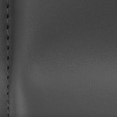 Bar stool WAVY ECO LEATHER CHROME GREY 4
