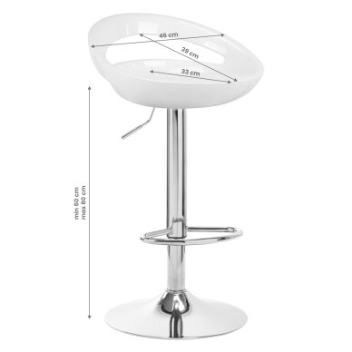 Baaritool LUPUS ECO LEATHER CHROME WHITE 5